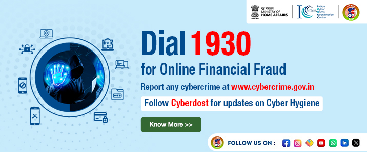 Dial 1930 Online Financial Fraud